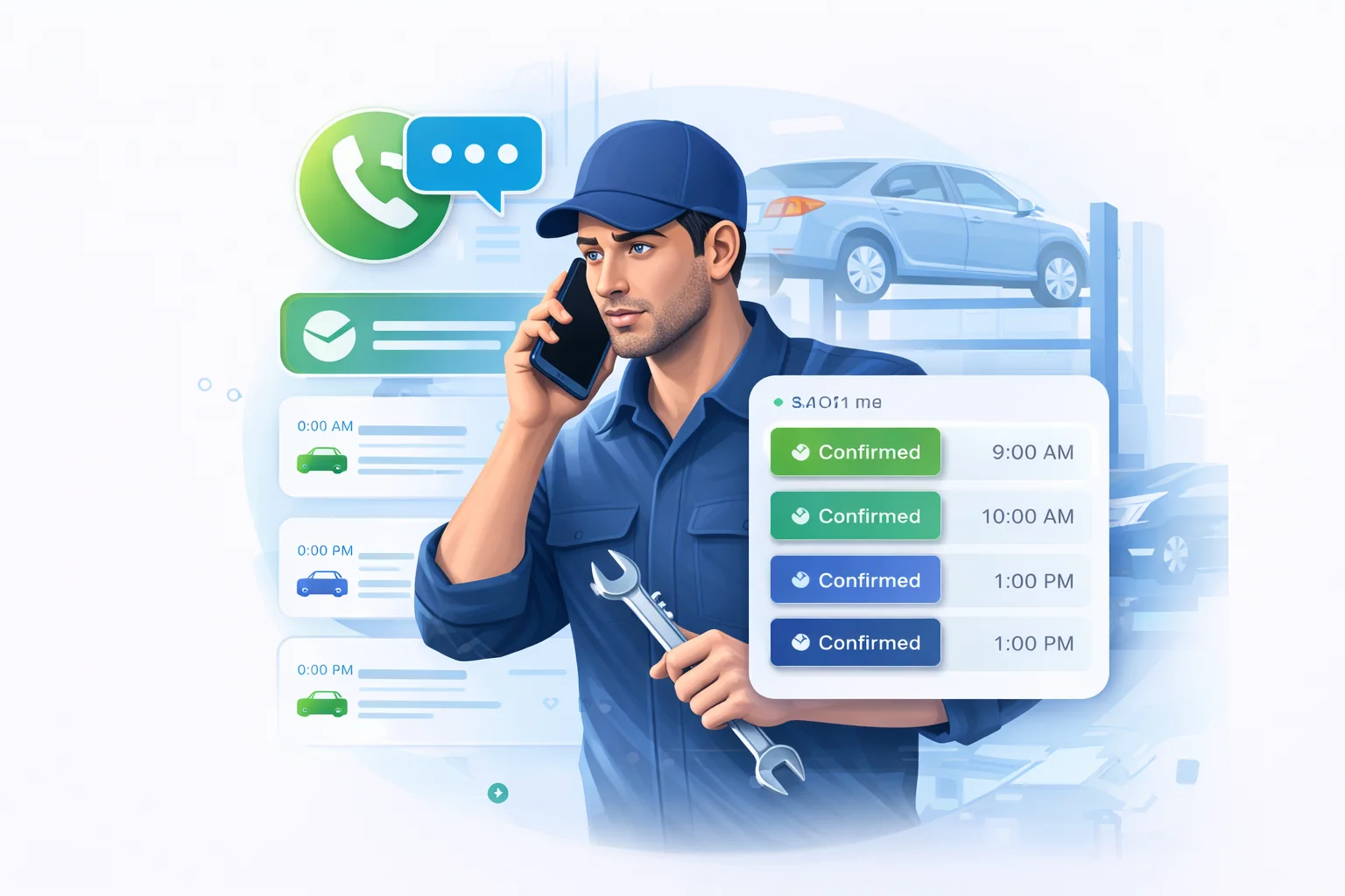 Auto repair dashboard