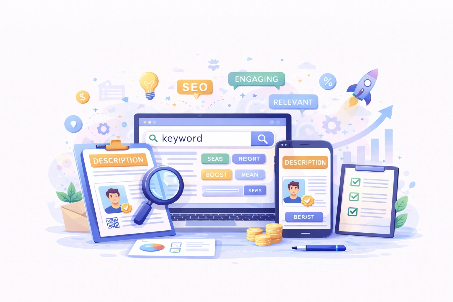 Keyword Optimization and Description Writing